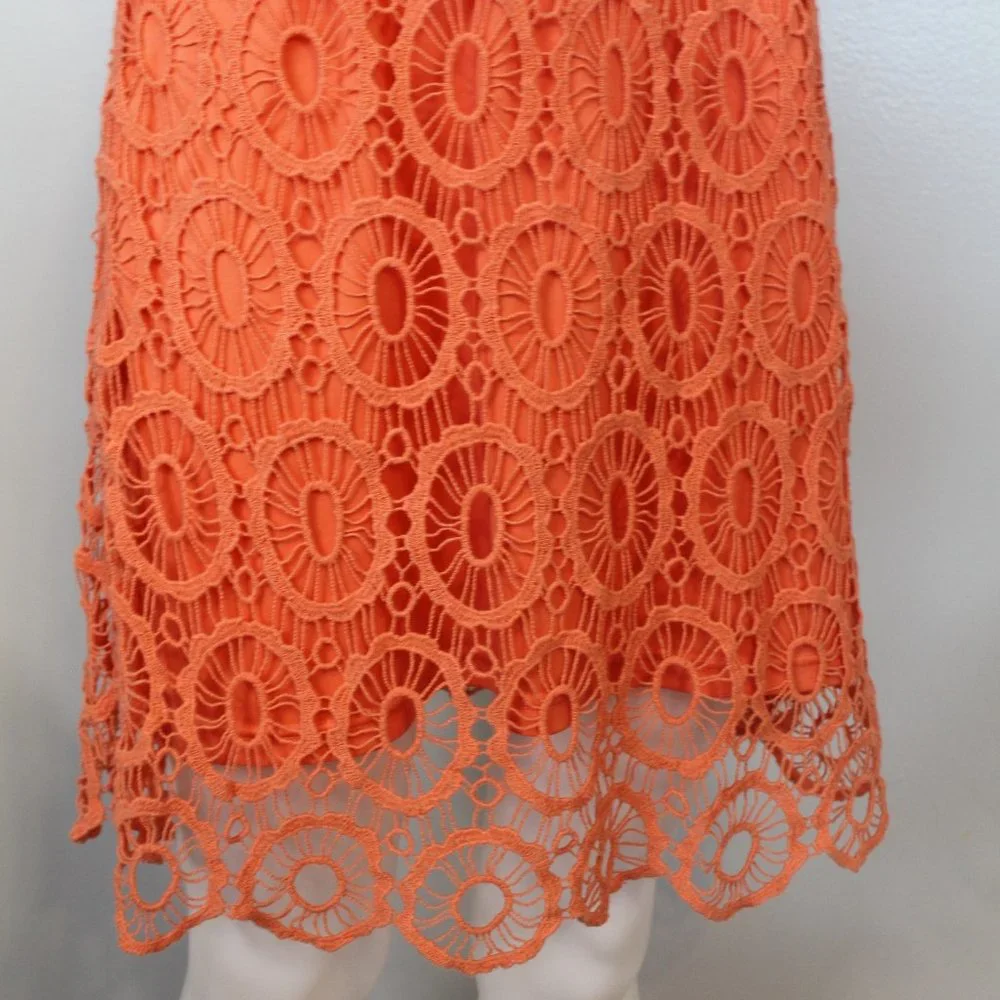 LC Lauren Conrad Crochet Open-Back Sleeveless Dress - Picture 3 of 8